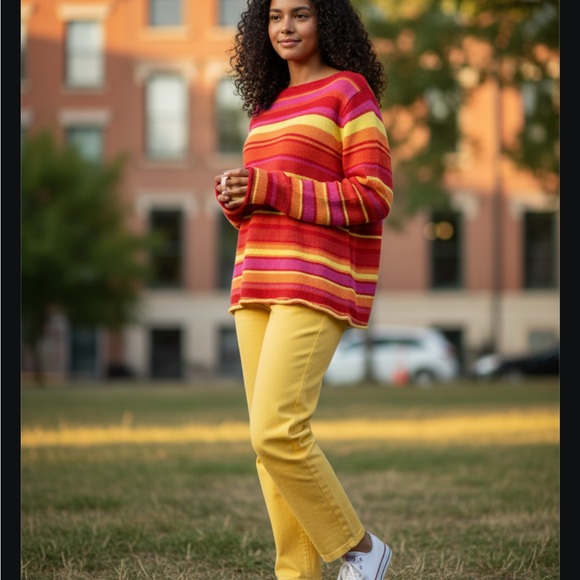 Isaac Mizrahi  Mutli Color Sweater Anniversary Collection Size 2X - Picture 9 of 9